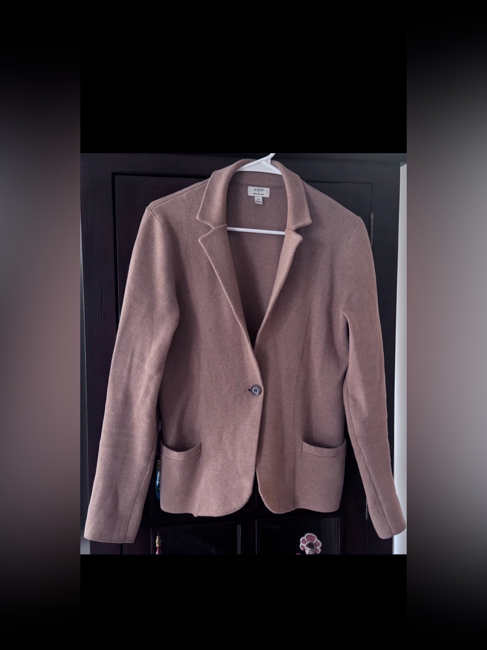 J. Crew Women's Taupe Single-Button Blazer